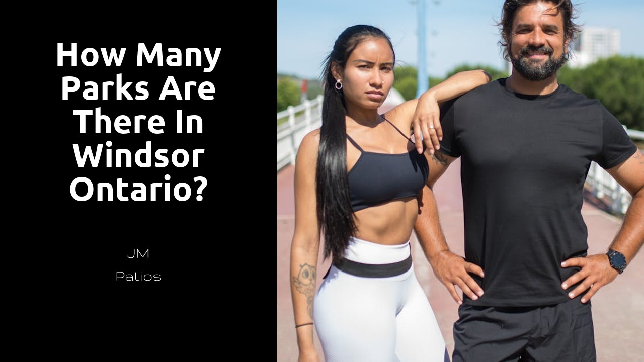 How many parks are there in Windsor Ontario?